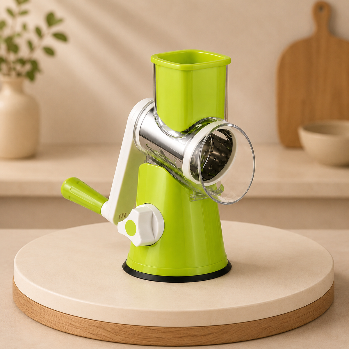3-in-1 Rotary Cheese Grater and Vegetable Slicer