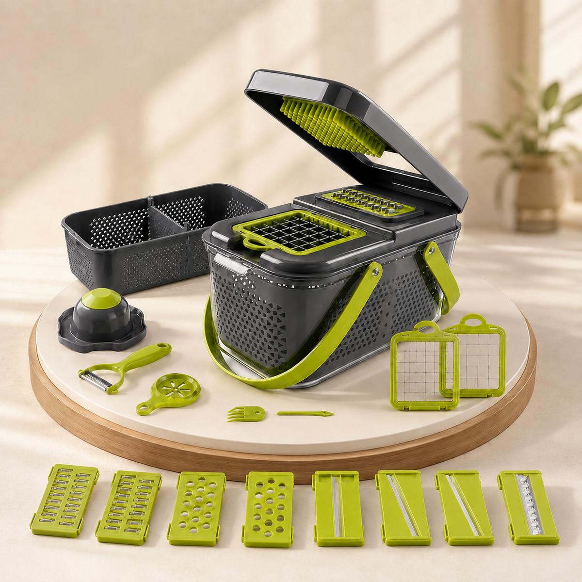 22-in-1 Multifunctional Vegetable Cutter and Chopper Set