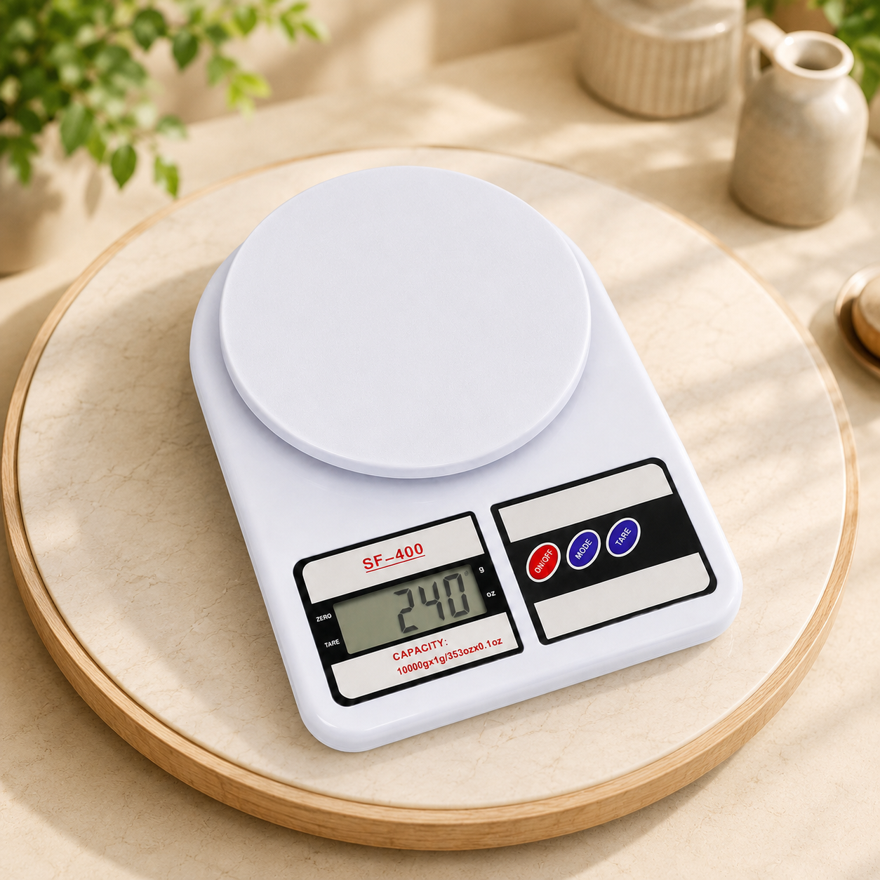 Digital Kitchen Weighing Scale 10KG Capacity