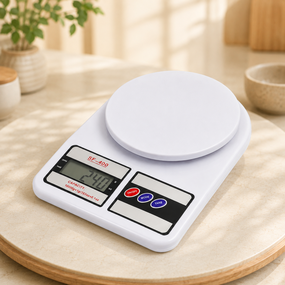 Digital Kitchen Weighing Scale 10KG Capacity