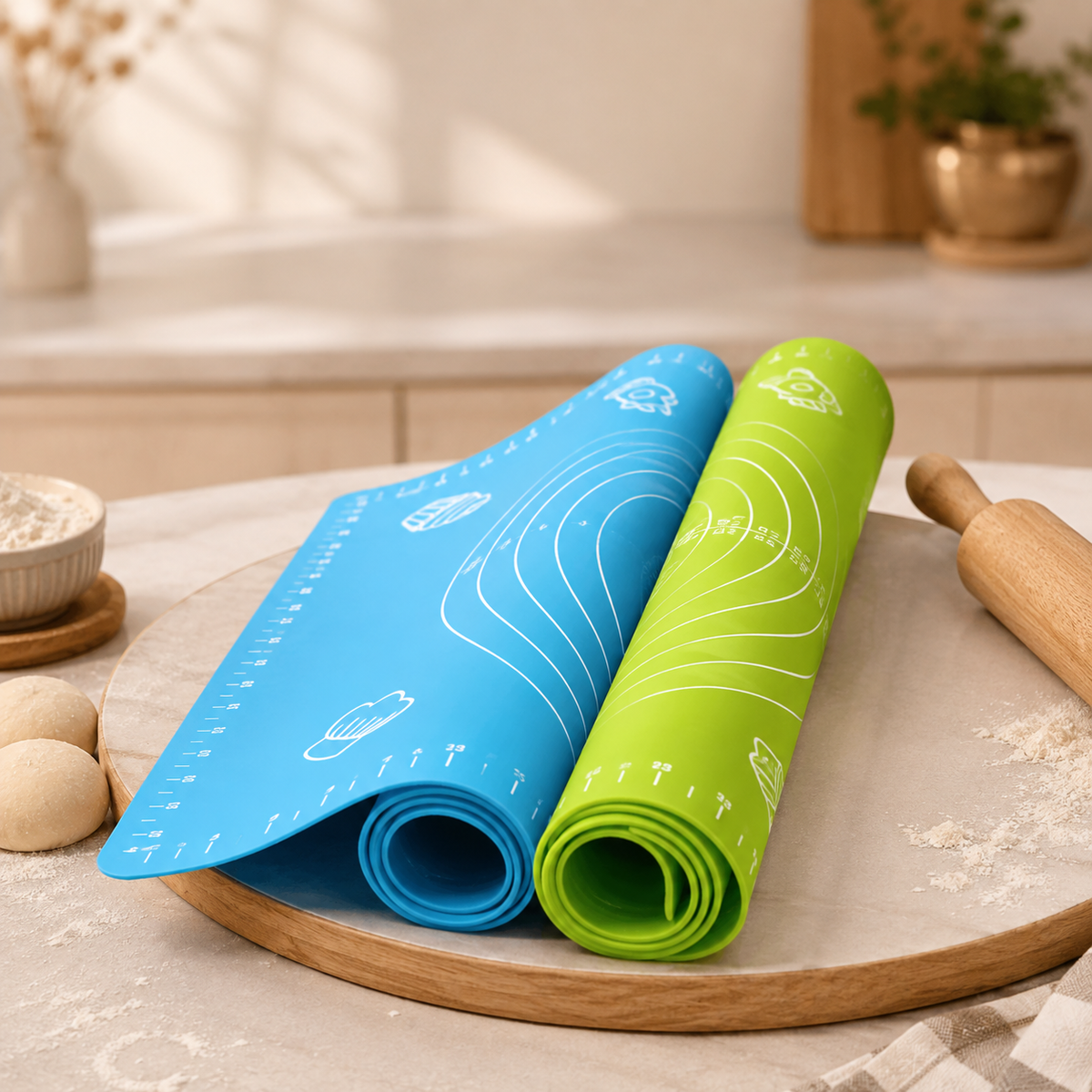 Silicone Roti Mat Non-Stick Dough Rolling Sheet for Chapati