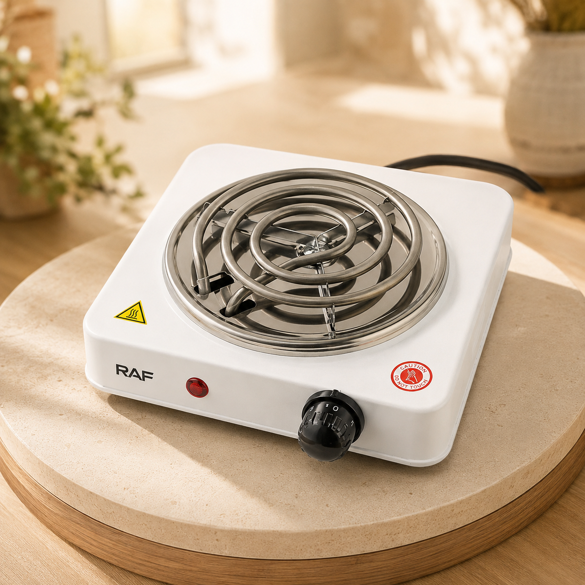 Portable Electric Hot Plate 1000W Single Burner