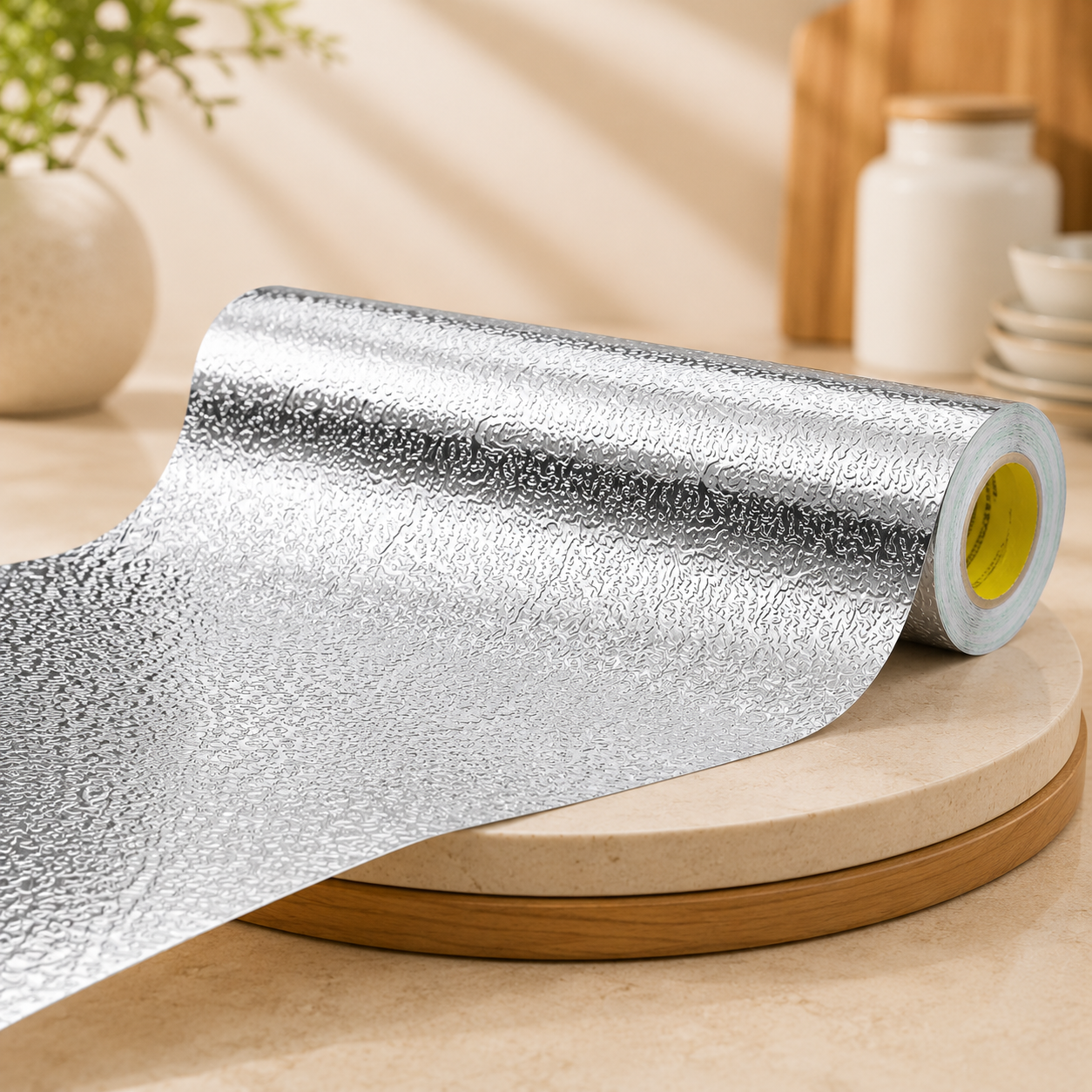 Waterproof Oil-Proof Aluminum Foil Kitchen Wall Sticker