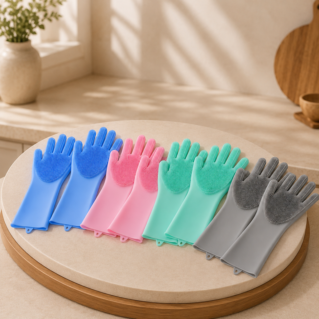 Silicone Dishwashing Cleaning Gloves