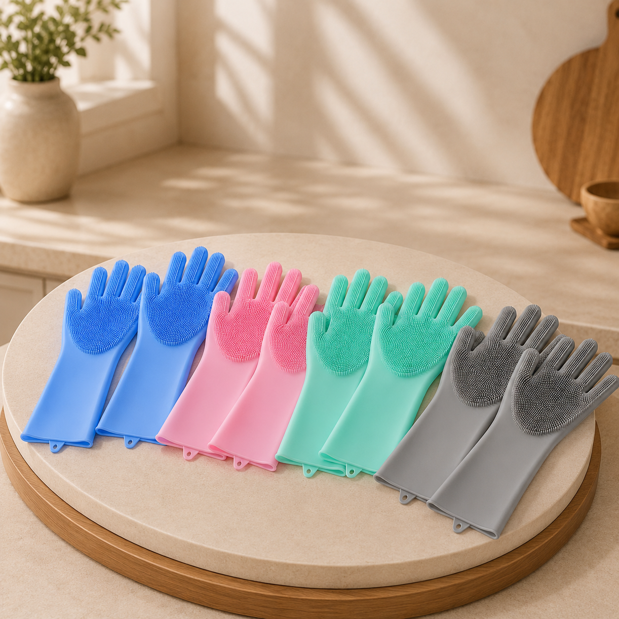 Silicone Dishwashing Cleaning Gloves