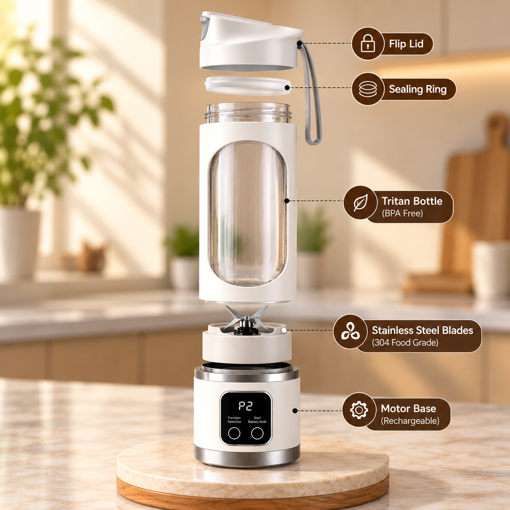 Digital Display Portable Juicer